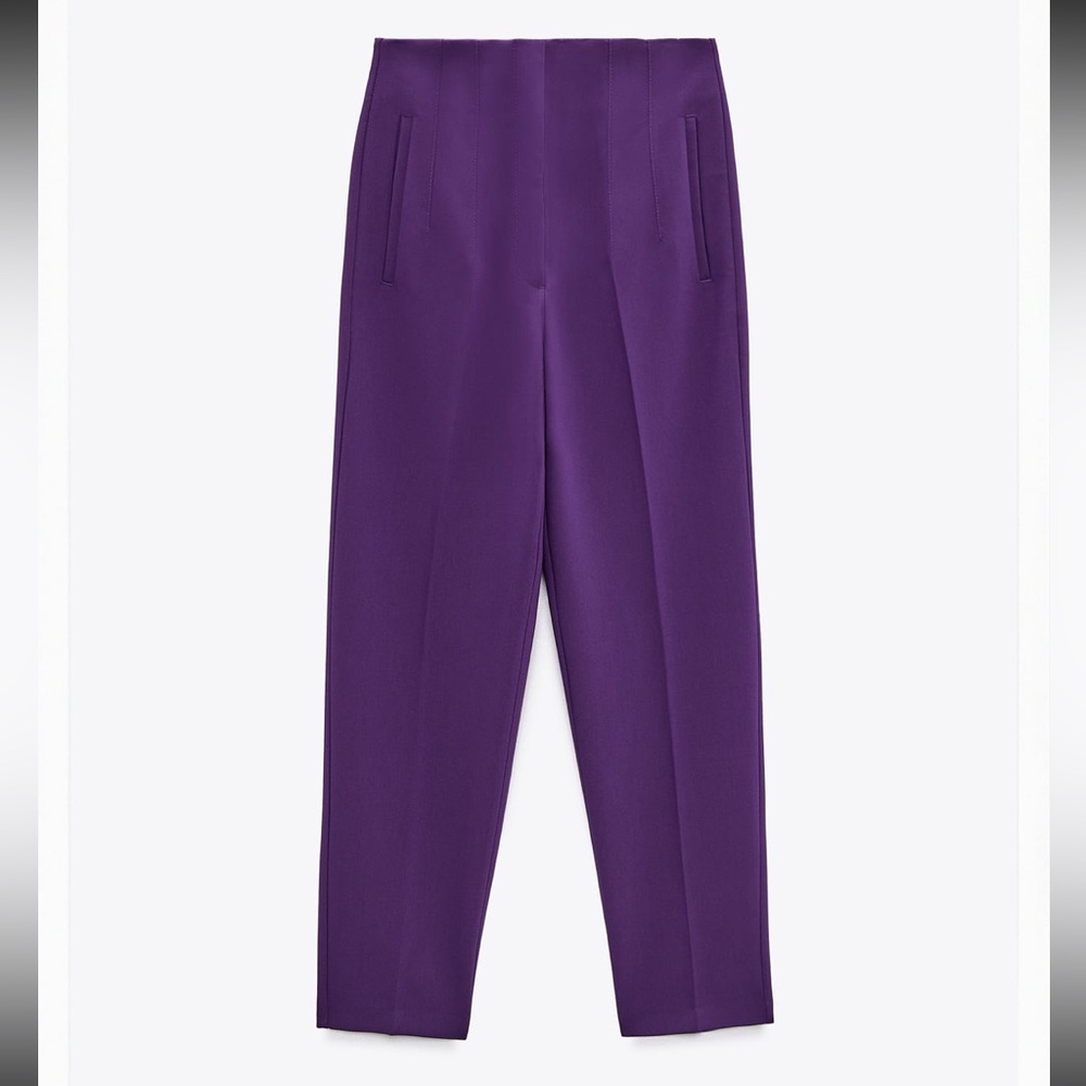 High waisted trousers
